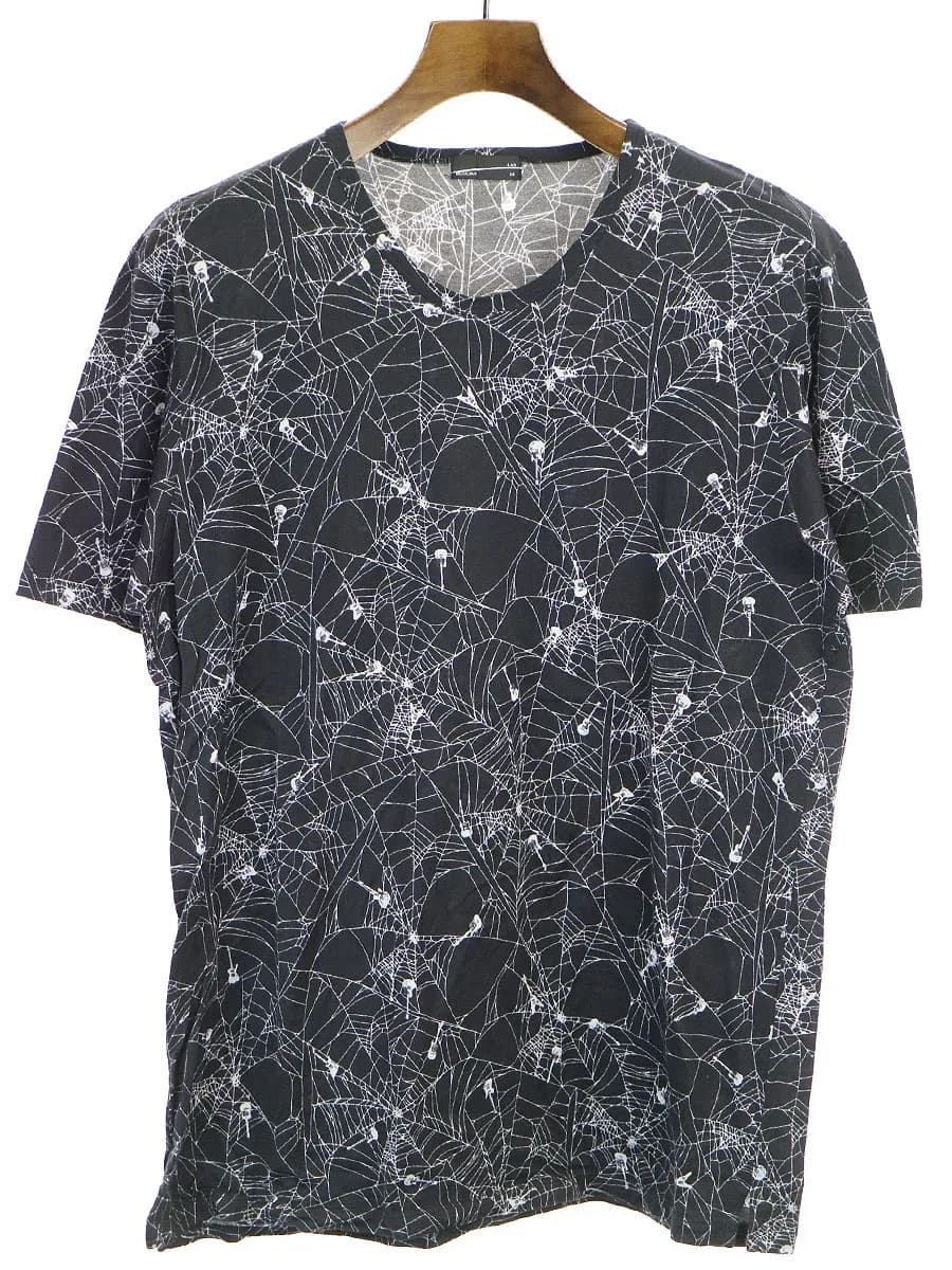 LAD MUSICIAN ラッドミュージシャン 12SS スパイダーギタープリントTシャツ
