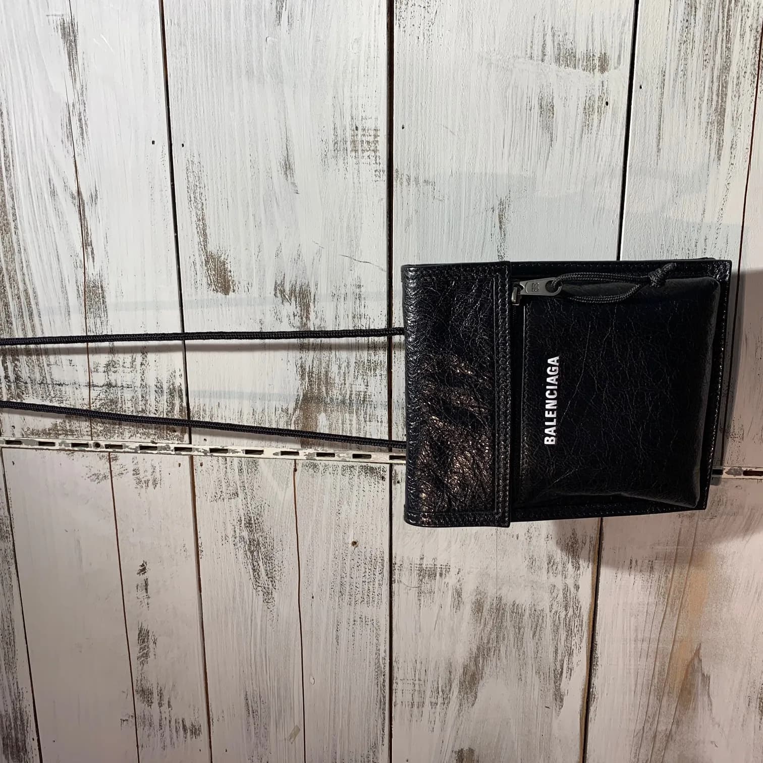 BALENCIAGA BALENCIAGA Explorer Leather Pouch Strap Bag