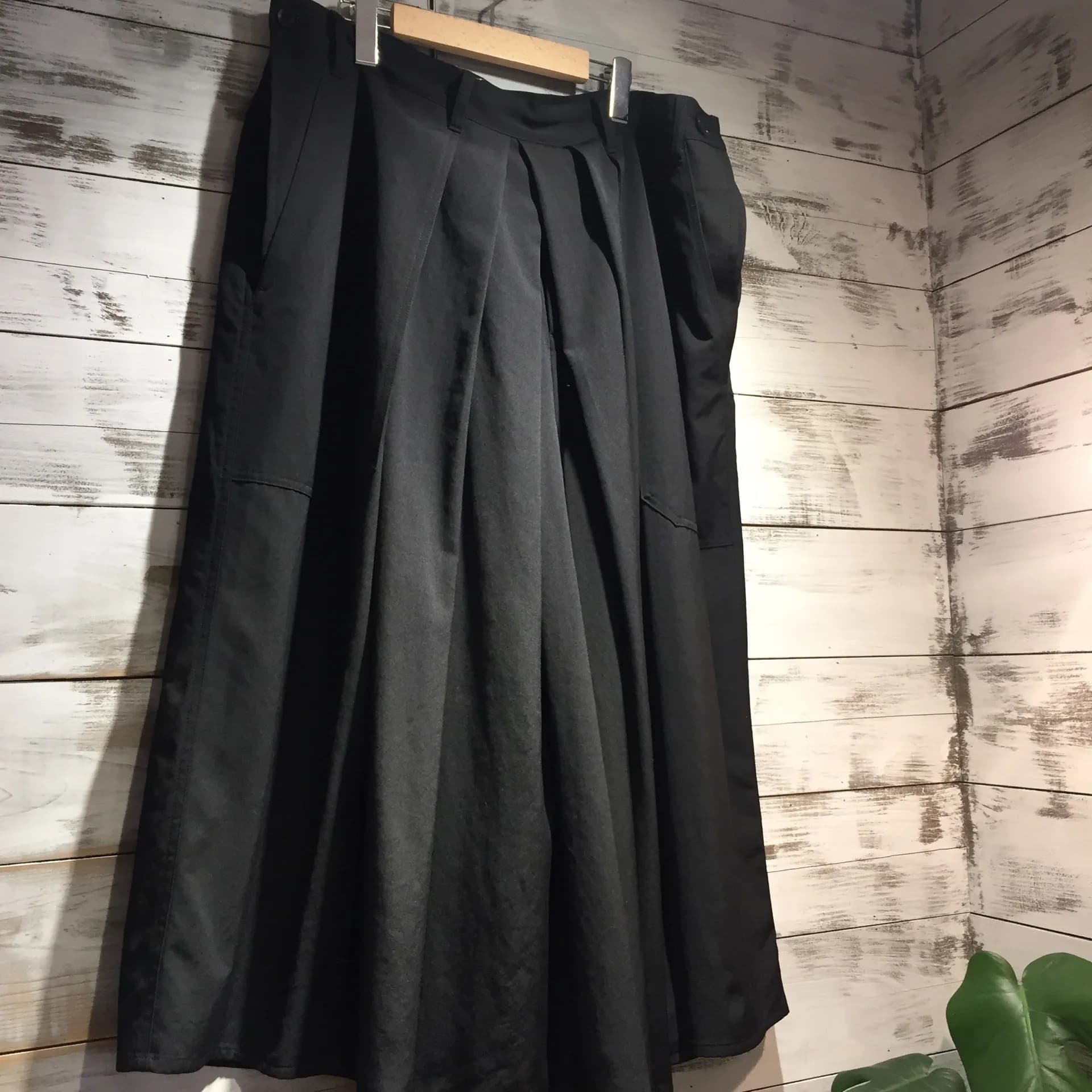 Yohji Yamamoto Yohji Yamamoto POUR HOMME 19SS ウールギャバジン袴パンツ
