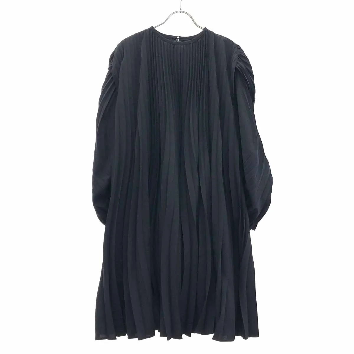 Mame Kurogouchi マメ クロゴウチ 22AW Curved Pleated Dress カーブプリーツワンピース MM22FW-DR039