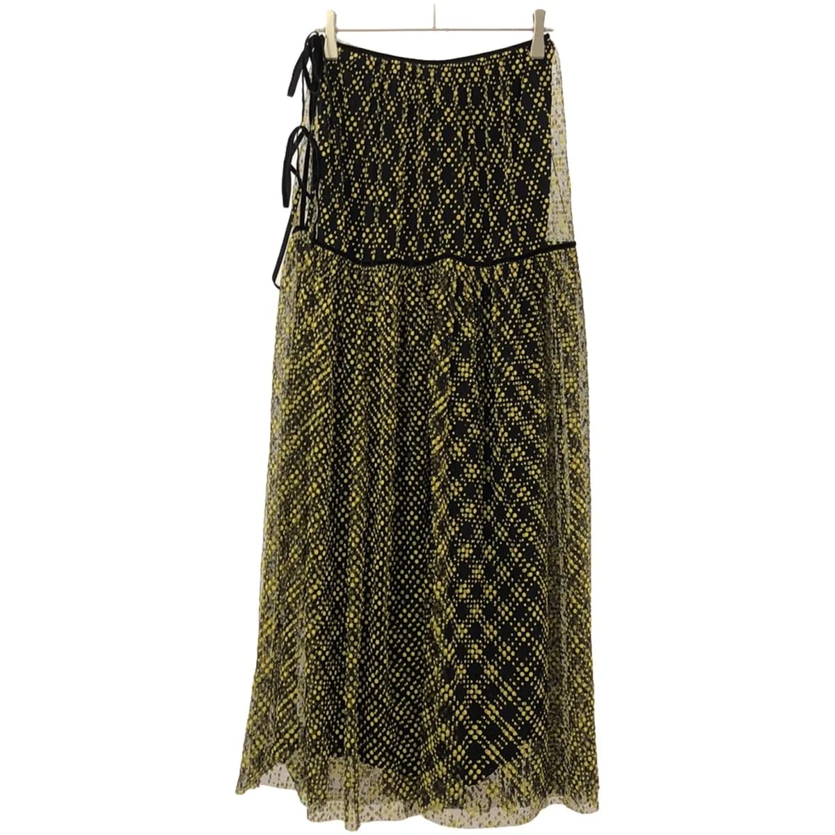 CECILIE BAHNSEN セシリーバンセン Aia flocked tulle skirt ドットチュールスカート