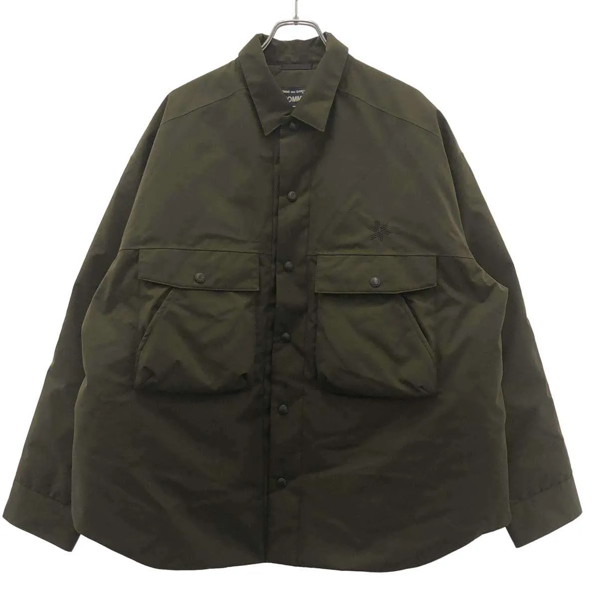 COMME des GARCONS コムデギャルソンオム ゴールドウイン 25AW WINDSTOPPER Three-Dimensional Down Shirt ダウンシャツ