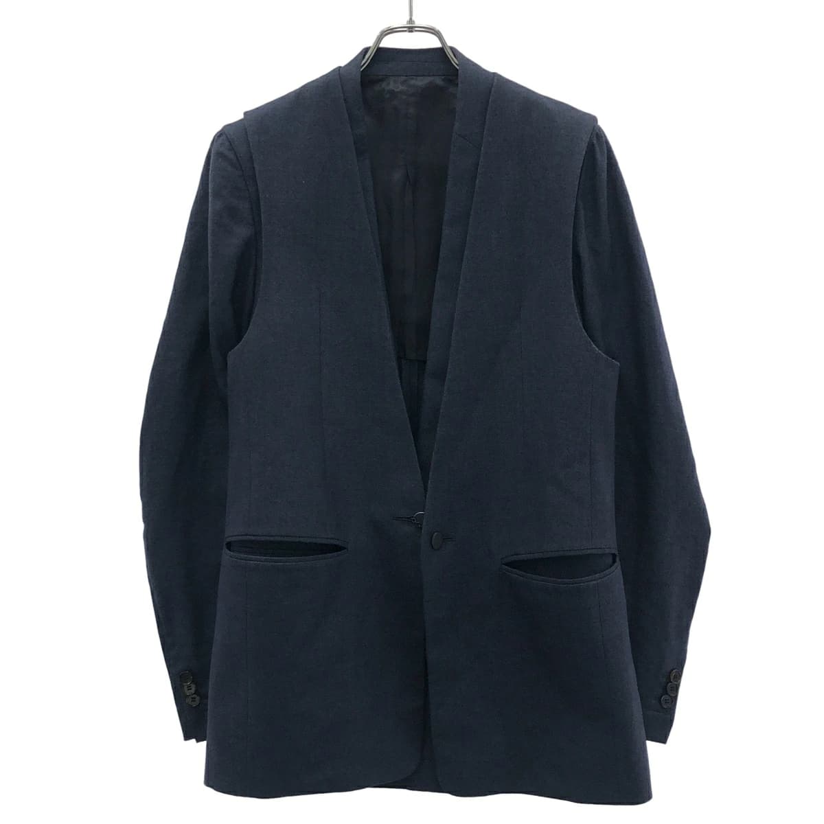 Maison Margiela メゾン マルジェラ 16SS ベストレイヤードデザインジャケット S30FZ0001 S44778