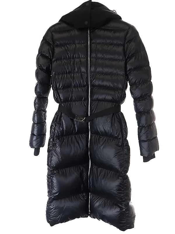 BURBERRY バーバリー 22AW コントラストフード ナイロン ミディアムレングスパファーコート ダウンコート