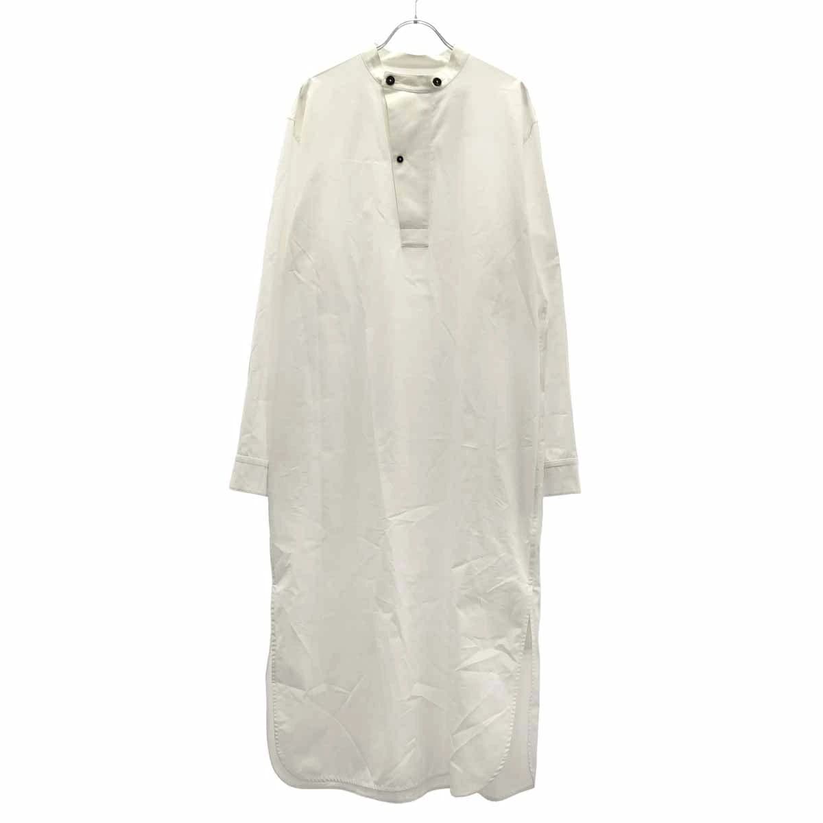 JIL SANDER ジルサンダープラス 21AW バンドカラープルオーバーシャツワンピース JPPS500005