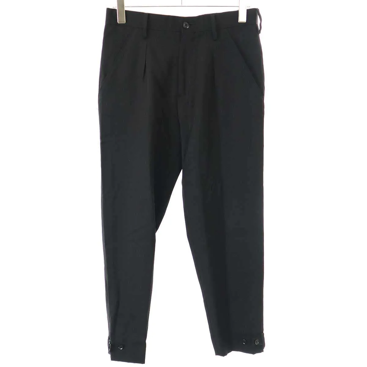 Yohji Yamamoto ヨウジヤマモト プールオム 15SS ウールギャバジン1タックパンツ