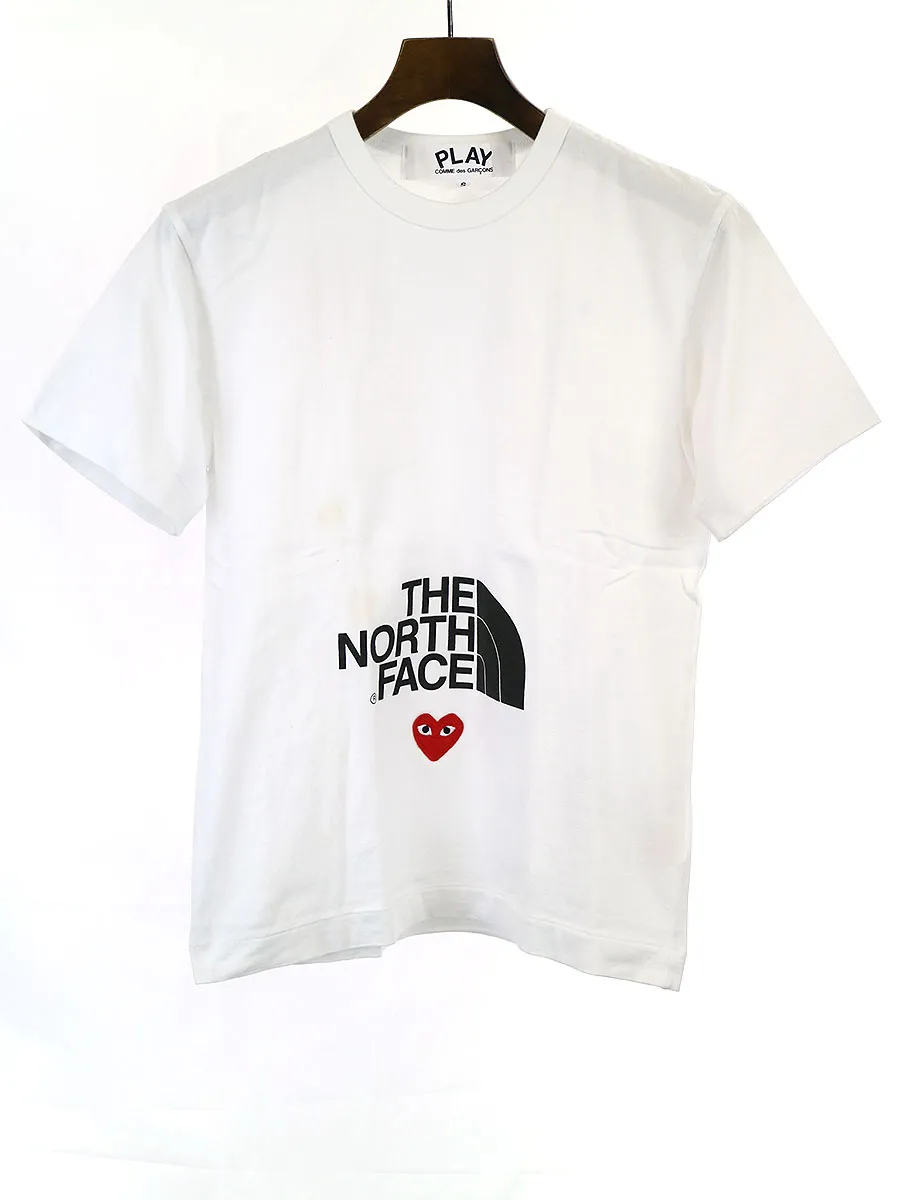 COMME des GARCONS プレイコムデギャルソン×ザ ノースフェイス 20SSハートロゴTシャツ