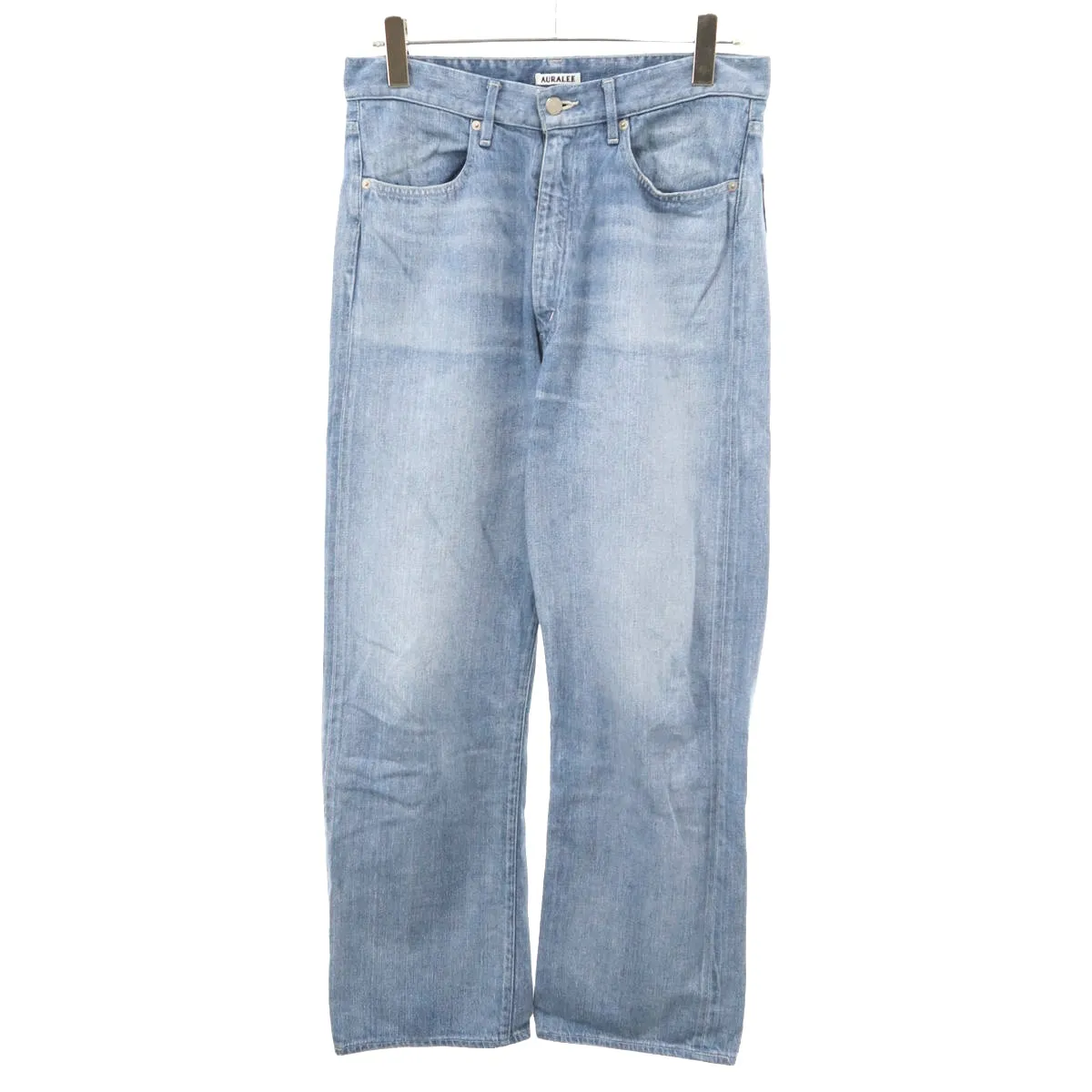 AURALEE オーラリー 25SS SELVEDGE FADED LIGHT DENIM PANTS LIGHT INDIGO デニムパンツ A25SP02DE