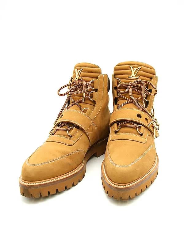 LOUIS VUITTON ルイヴィトン 19SS LVクリーパー・ライン アンクルレザーブーツ