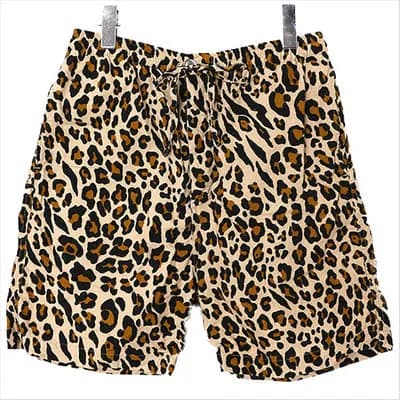 Rags McGREGOR ラグスマックレガー(Rags McGREGOR) レオパード柄ハーフパンツ