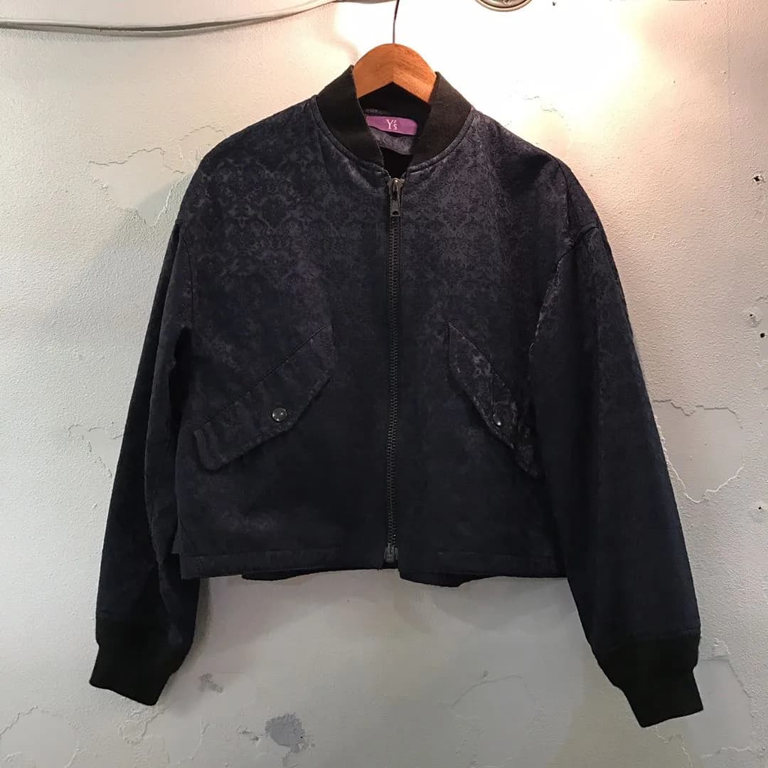 Y's Y's Pink Label 15SS バロックジャカードショートレングスブルゾン