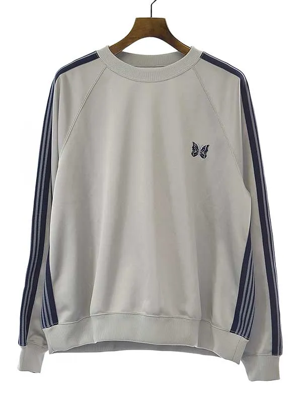 NEEDLES ニードルズ STUDIOUS別注 Track Crew Neck Shirt - Poly Smooth