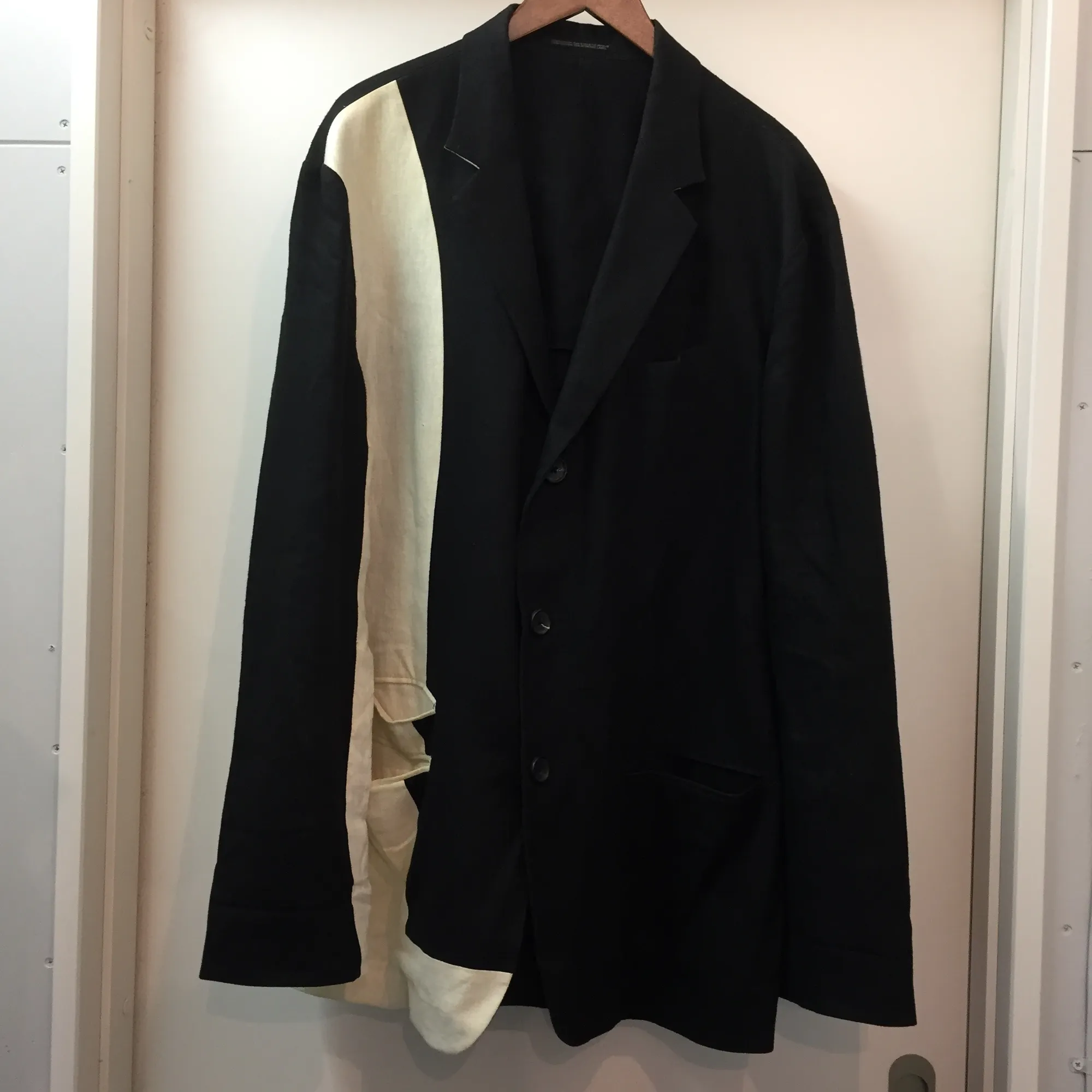 Yohji Yamamoto Yohji Yamamoto POUR HOMME 15SS 伊勢丹限定 麻世妙パネルテーラードジャケット 4