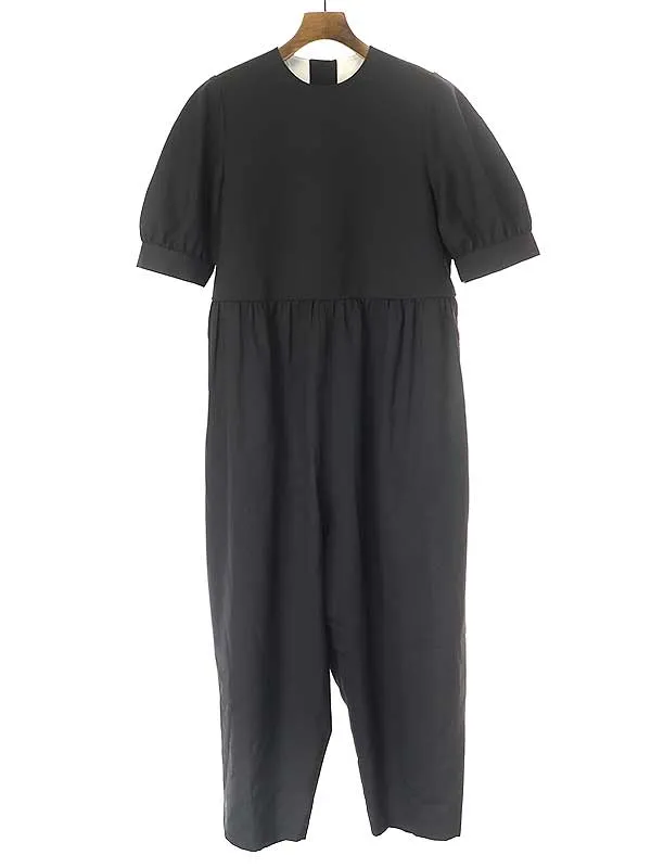 COMME des GARCONS タオコムデギャルソン 22SS エステルウールトロ先染半袖オールインワン