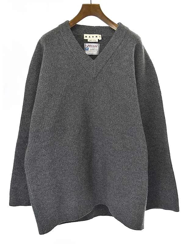 MARNI マルニ 20AW オーバーサイズVネックニットセーター