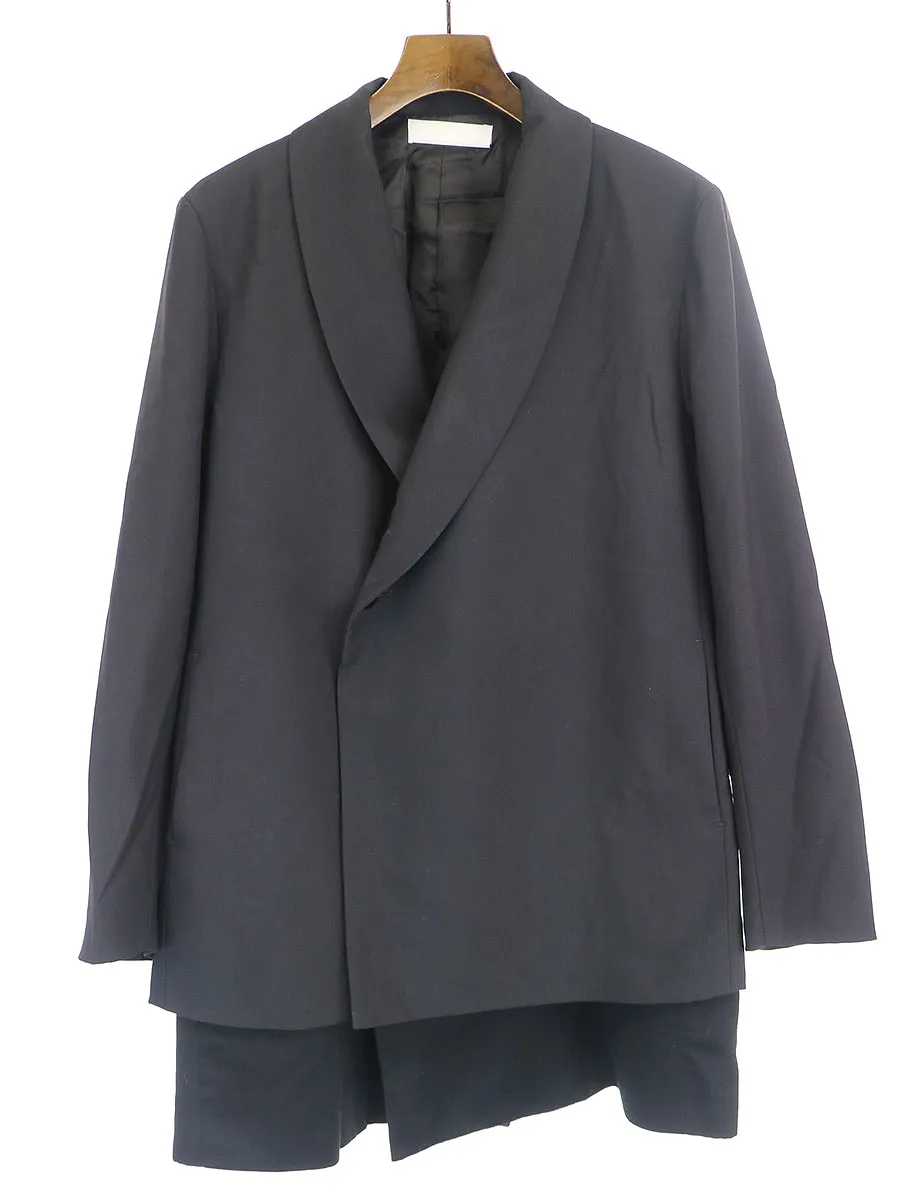 ETHOSENS エトセンス 17AW レイヤードロングジャケット