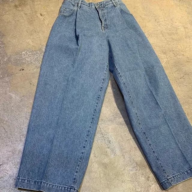 NEON SIGN NEON SIGN WIDE DENIM SLACKS 'USED'