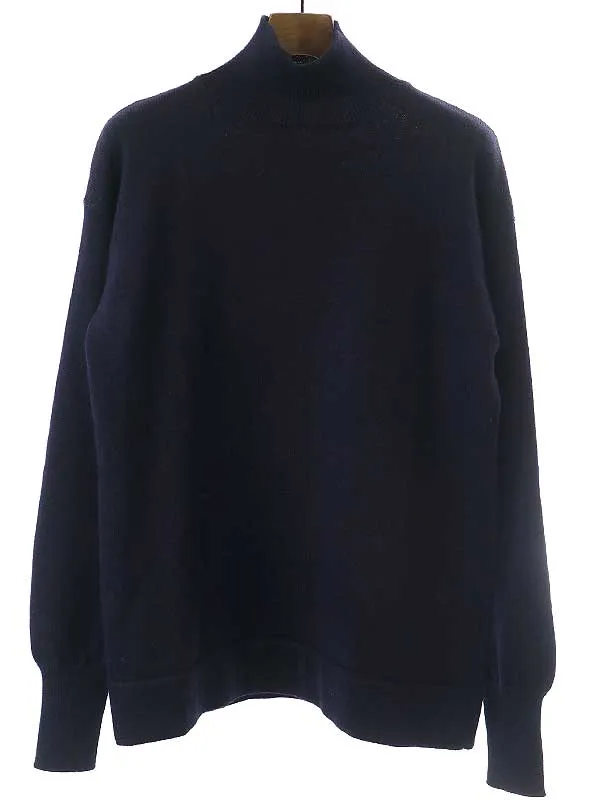 Maison Margiela メゾンマルタンマルジェラ10 21AW エルボーパッチ タートルネックニットセーター