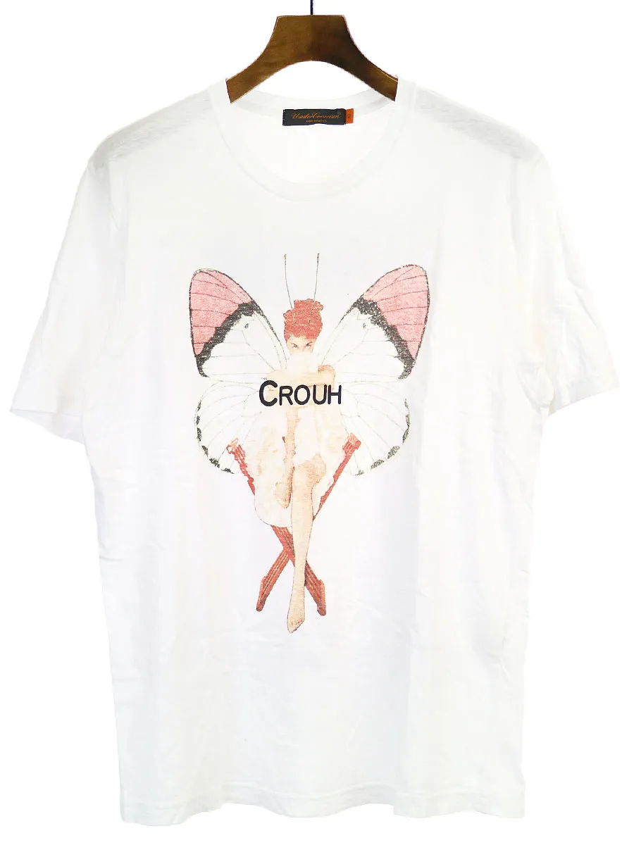 UNDERCOVER アンダーカバーイズム CROUH プリントクルーネックTシャツ