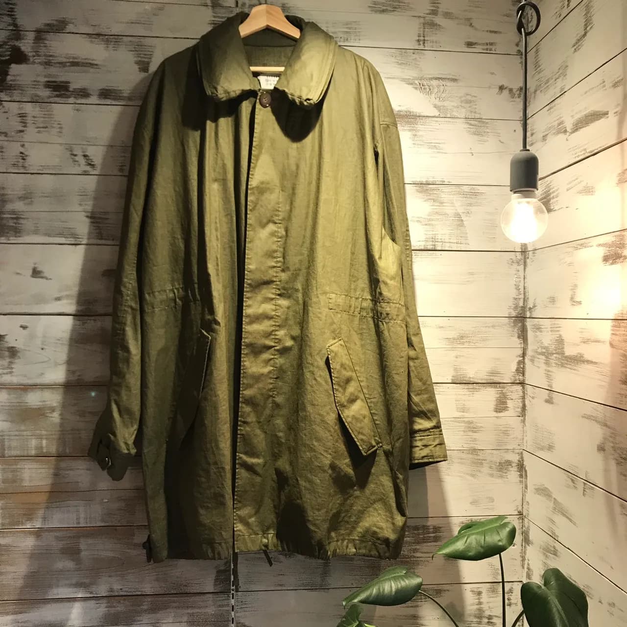 Maison Margiela Maison Martin Margiela 10 16SS コーティングリネンコート