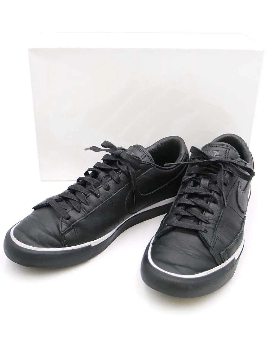 COMME des GARCONS ブラック コムデギャルソン×ナイキ BLAZER LOW ローカットスニーカー