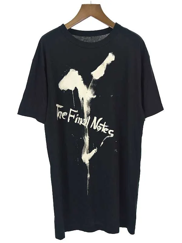 Yohji Yamamoto ヨウジヤマモト プリュスノアール SAMPLE 20SS カルティマメッセージプリントTシャツ