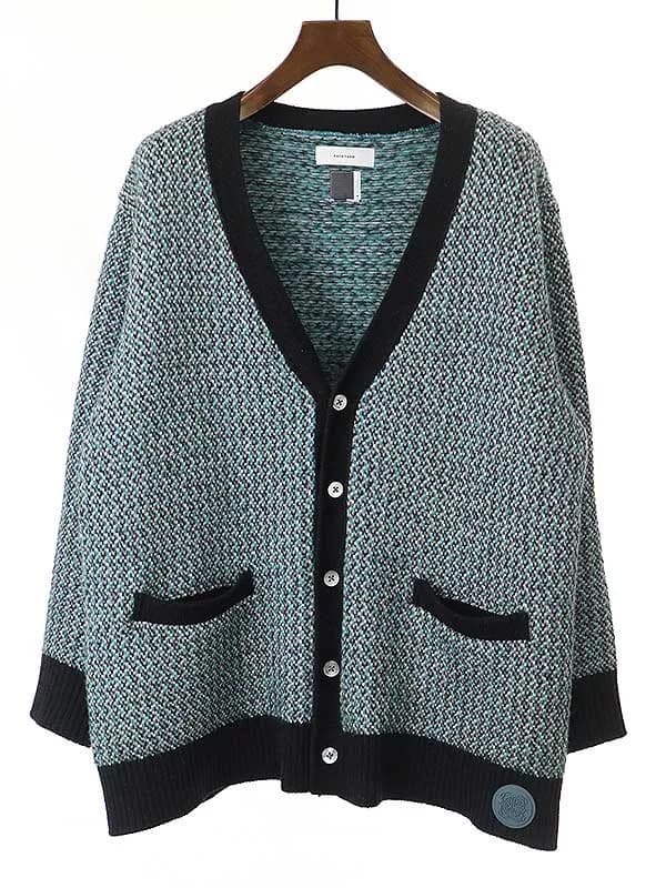FACETASM ファセッタズム 22AW KNIT CARDIGAN オーバーサイズカーディガン