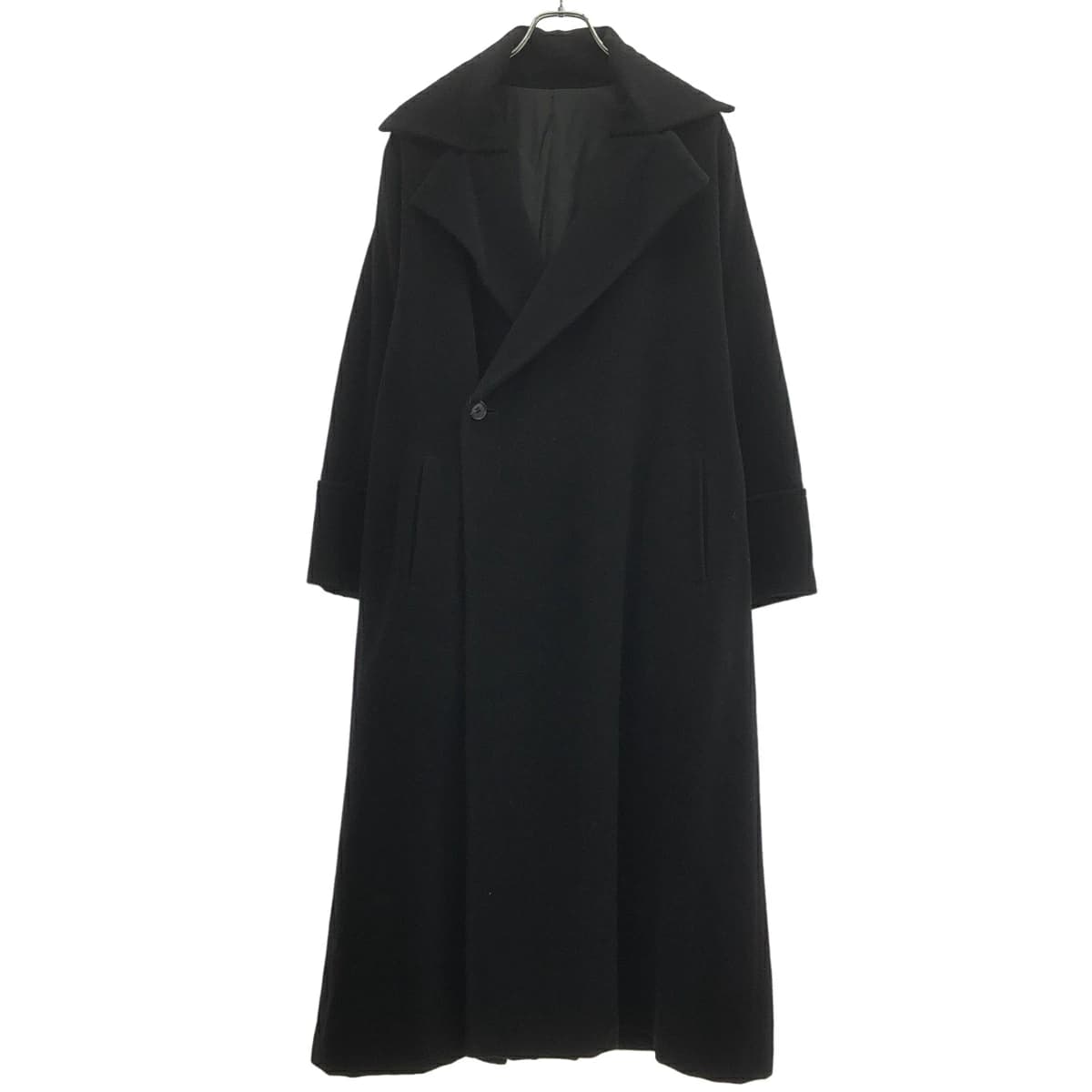 Yohji Yamamoto ヨウジヤマモト プリュスノアール ウールロングコート NY-C07-192