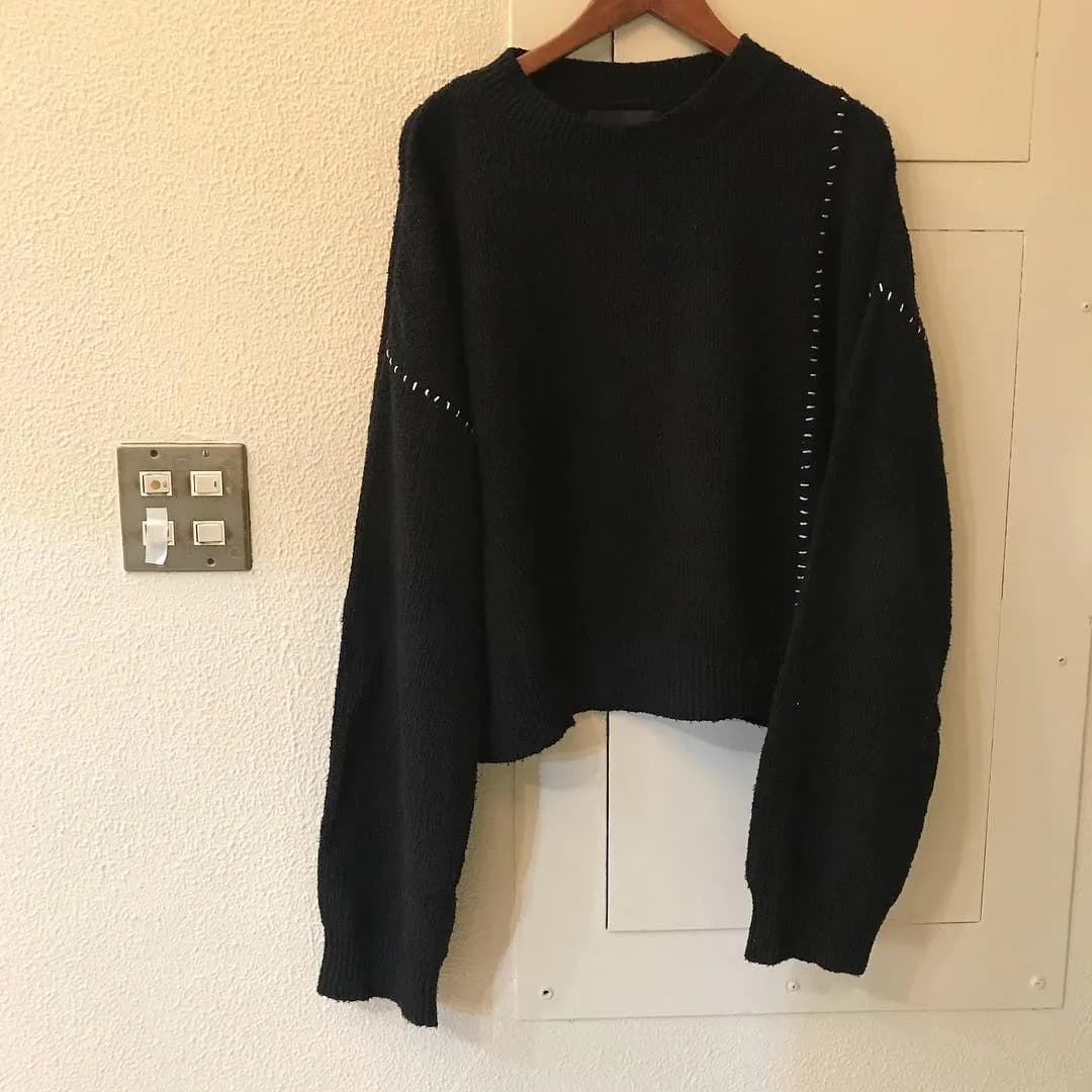 UNUSED UNUSED 18SS Silk Crew Neck Knit