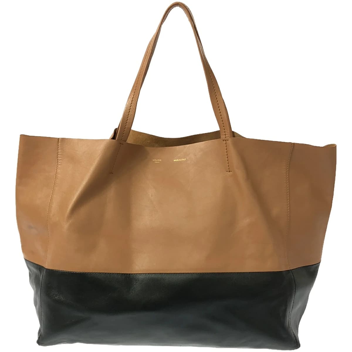 CELINE セリーヌ フィービー期 ホリゾンタルカバ バイカラートートバッグ SB117031