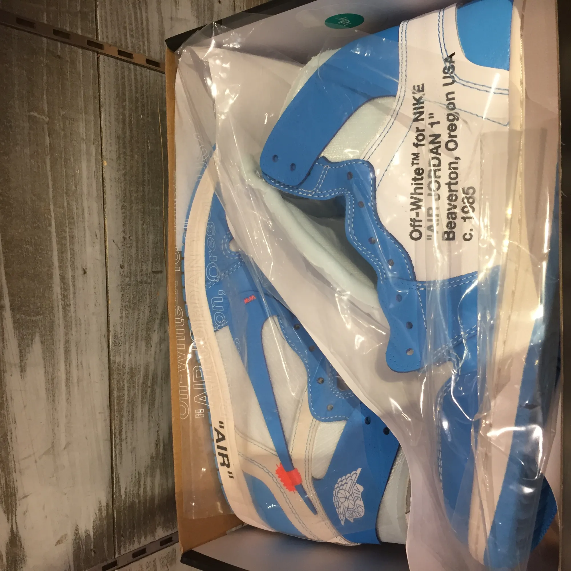 OFF-WHITE NIKE×OFF WHITE JORDAN1 NRG POEDER BLUE