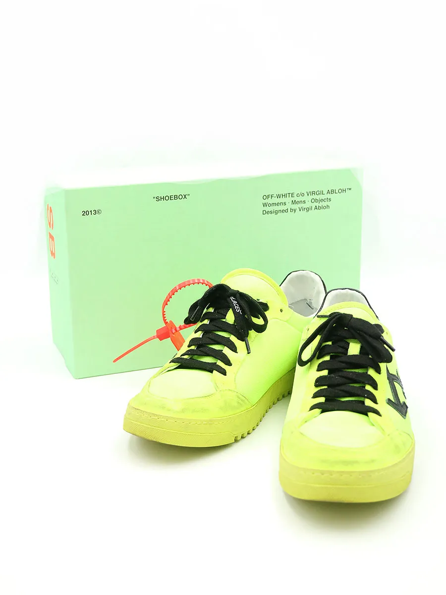 OFF-WHITE オフホワイト 19AW Low 2.0 Fluo Yellow スニーカー