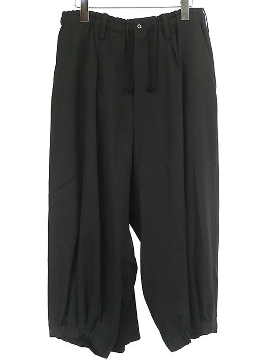 Yohji Yamamoto ヨウジヤマモト プール オム 14SS ウールギャバジンカラスパンツ