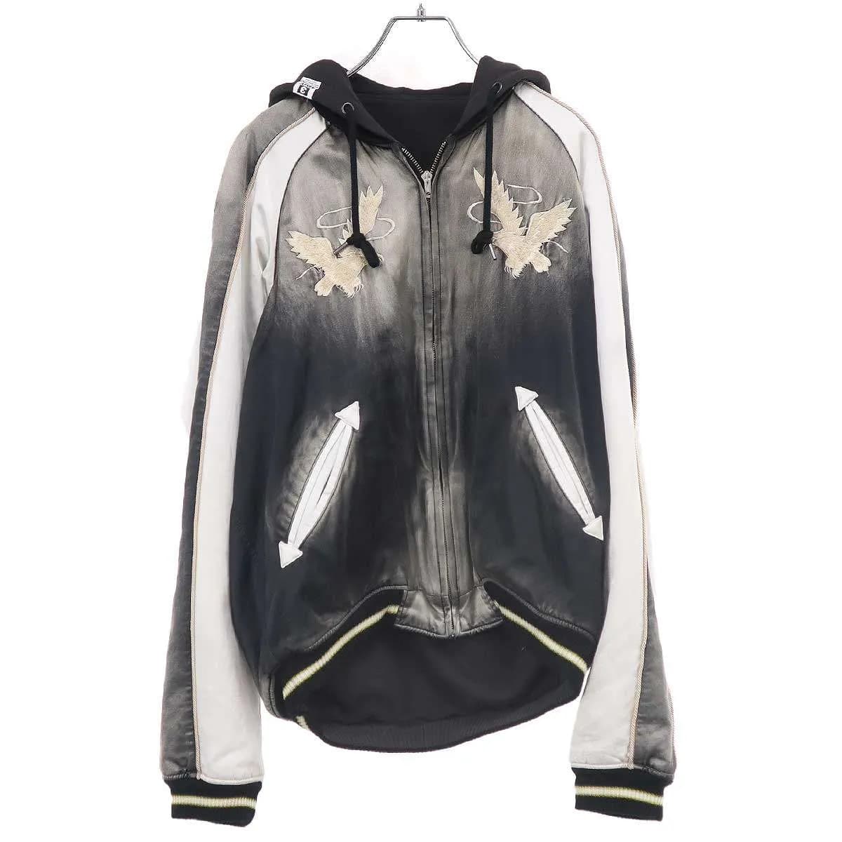 Maison MIHARA YASUHIRO メゾン ミハラヤスヒロ 25AW Reversible Hoodie Layered Souvenir Jacket リバーシブル フーディー レイヤード スーベニア ジャケット スカジャン