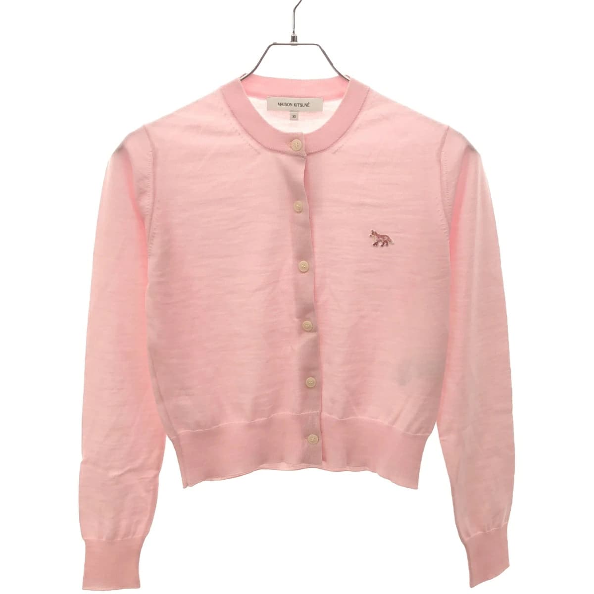 MAISON KITSUNE メゾンキツネ ベイビーフォックス パッチ レギュラーカーディガン MW00507KT1036
