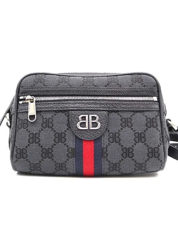 GUCCI グッチ × バレンシアガ The Hacker Project ウェブライン カメラバッグ