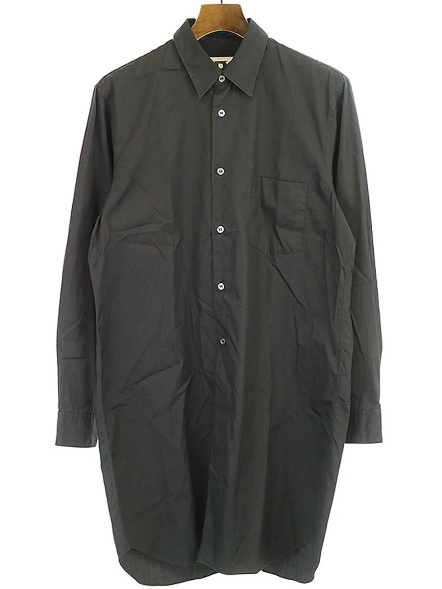 COMME des GARCONS シーディージー バイ コムデギャルソン 18SS バックロゴプリントロングシャツ