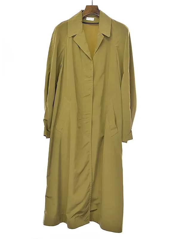 DRIES VAN NOTEN ドリスヴァンノッテン 17SS ポリエステルナイロンステンカラーコート