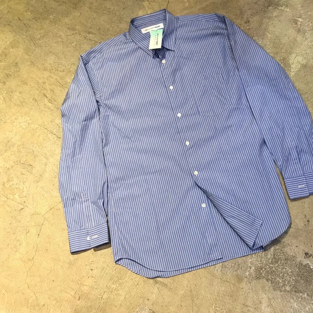 COMME des GARCONS COMME des GARCONS SHIRT 19SS FOREVER LINE ストライプブロードシャツ