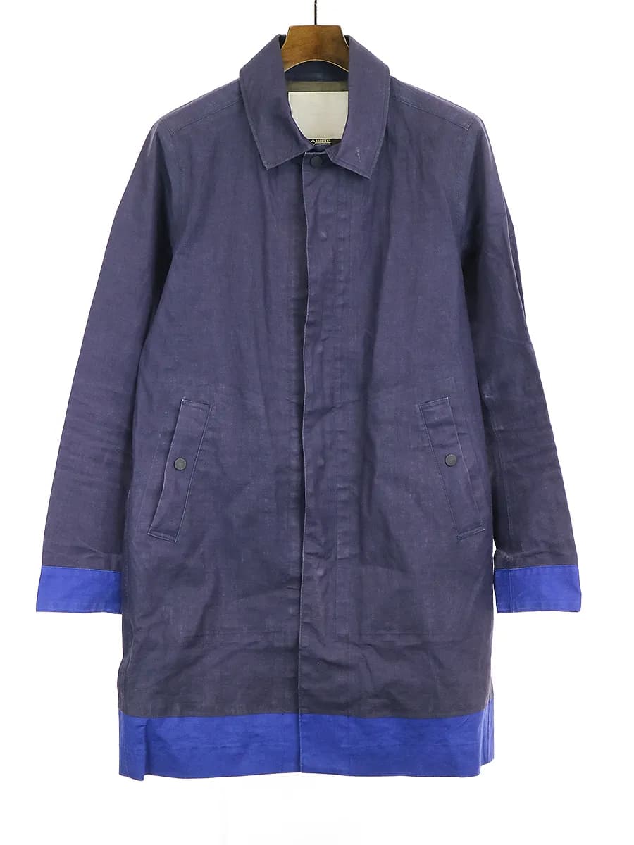 White Mountaineering ホワイトマウンテニアリング 15SS GORE-TEX Paclite FRENCH LINEN SPRING COAT コート
