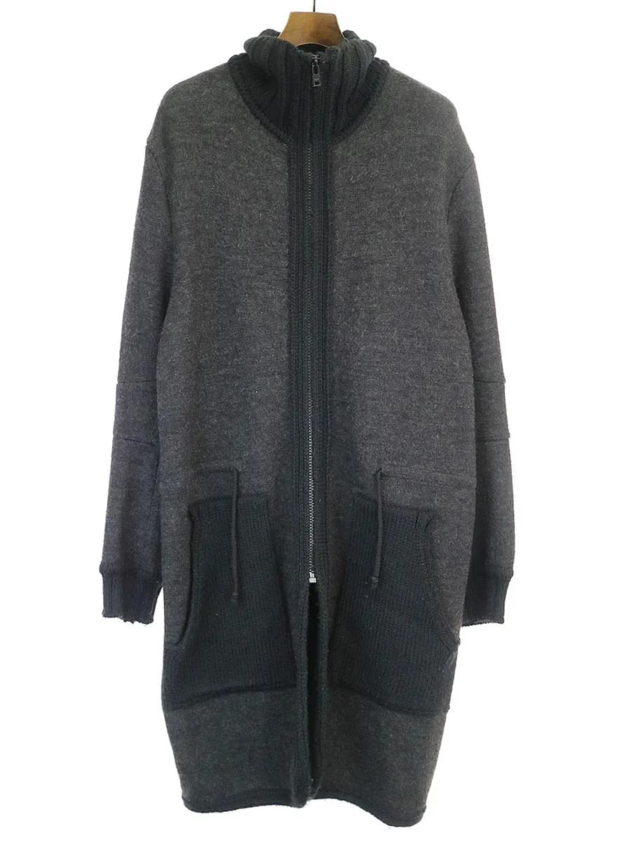 DRIES VAN NOTEN ドリスヴァンノッテン ウールニットジップコート