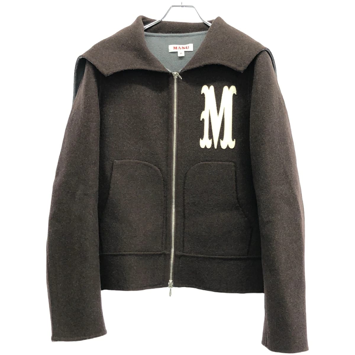 MASU エムエーエスユー 24AW BAT COLLAR ZIP-UP JACKET バットカラージャケット MPFW-BL0124