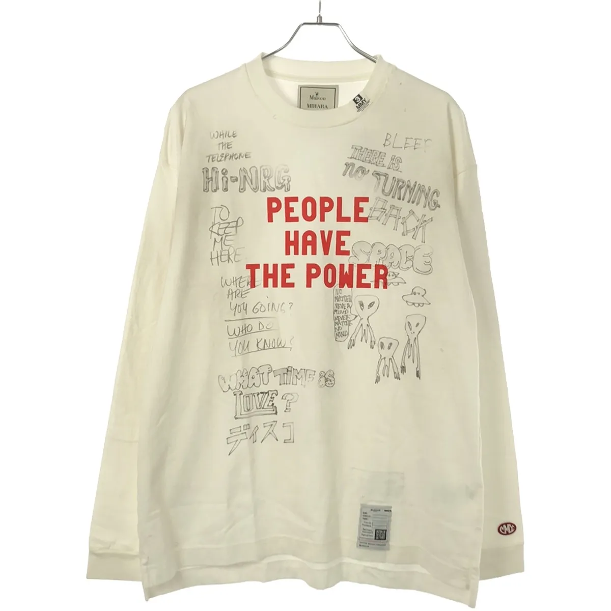 Maison MIHARA YASUHIRO メゾン ミハラヤスヒロ 24SS Distressed Long-Sleeve T-shirt ロングスリーブカットソー