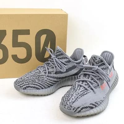 adidas adidas YEEZYBOOST350V2"GREY/BOLDORANGE"