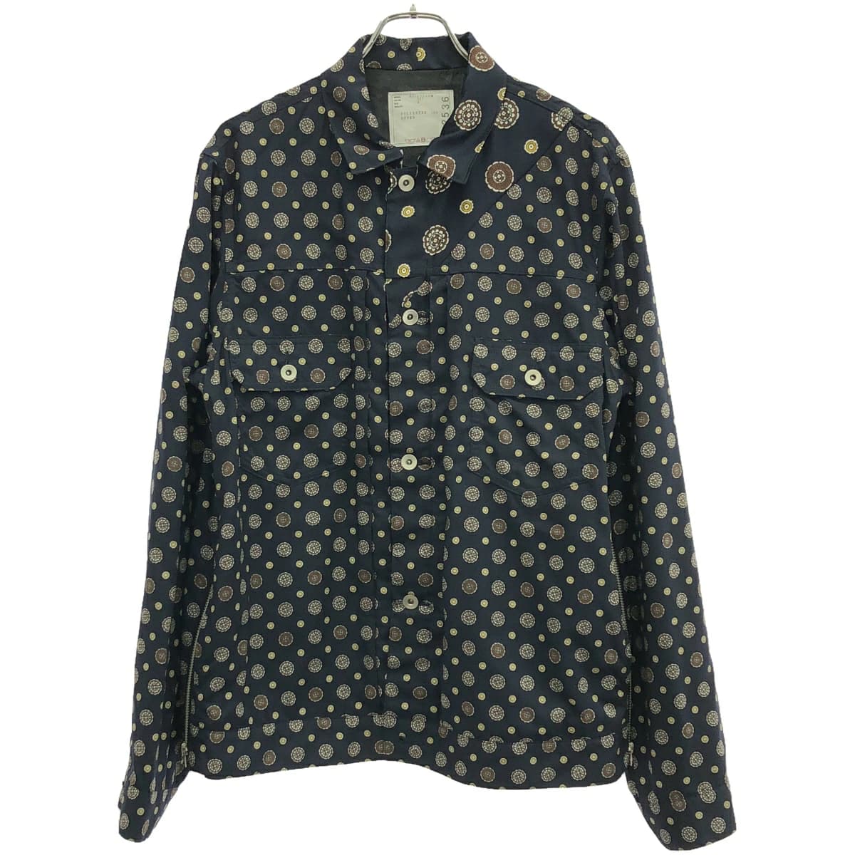 sacai サカイ 21SS Komon Print Jacket 小紋プリントシャツジャケット