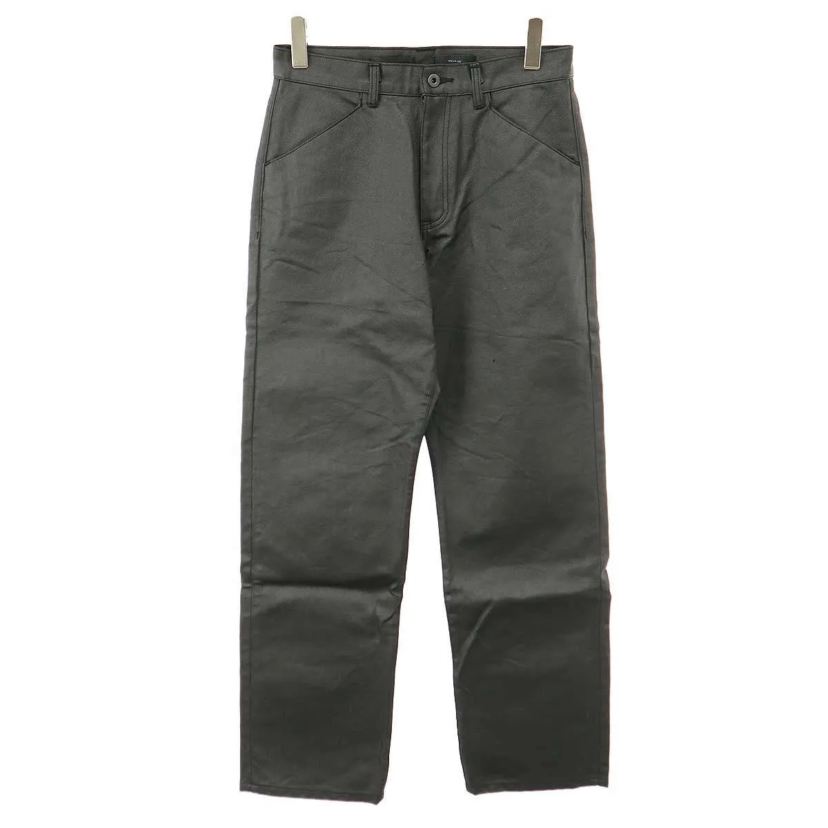 OMAR AFRIDI ヴジャデ オマールアフリディ Noir Coated Denim コーティングデニムパンツ