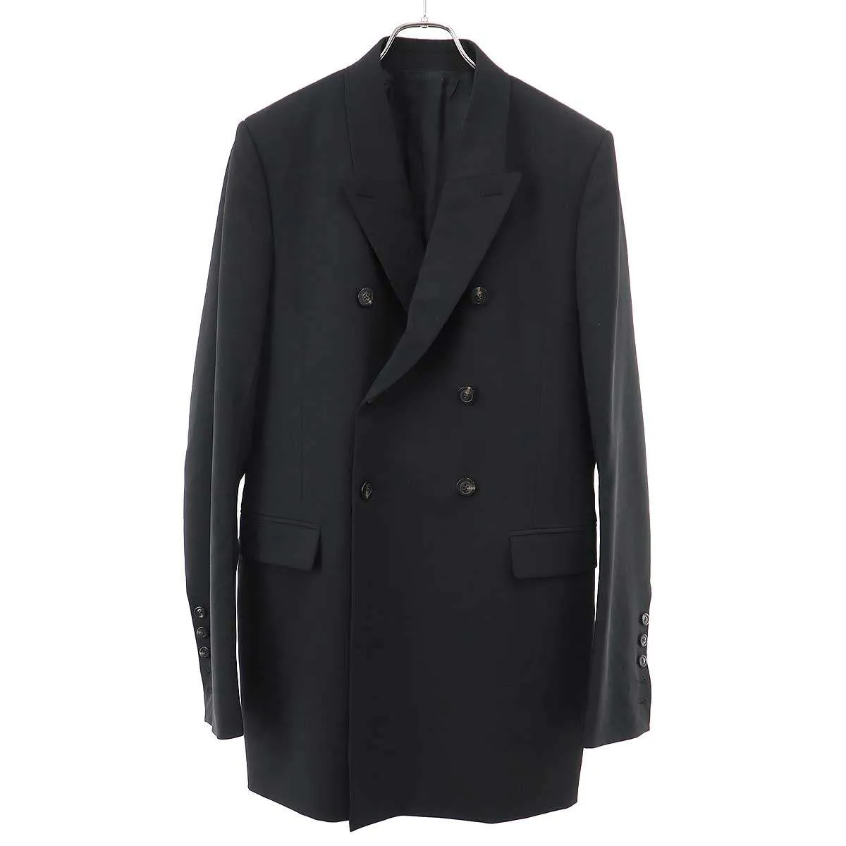 Rick Owens リックオウエンス 19SS ダブルブレストロングテーラードジャケット RU19S2749-ZL