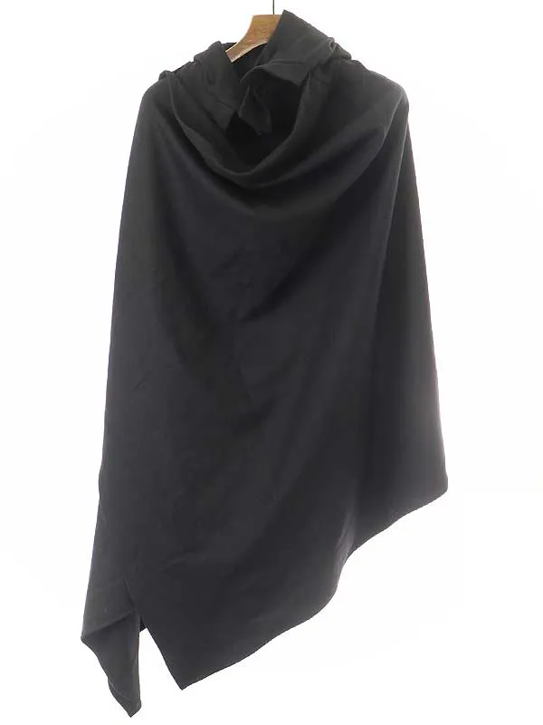 Yohji Yamamoto ヨウジヤマモト プリュスノアール ウールフーデッドポンチョ