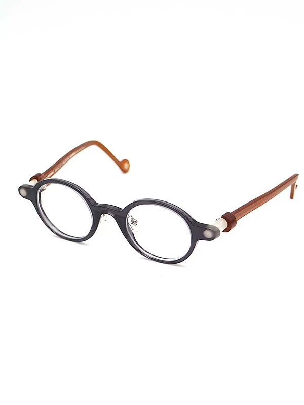 ANNE ET VALENTIN アンバレンタイン OBJET 1 1215 ラウンドフレームアイウェア 度入りメガネ