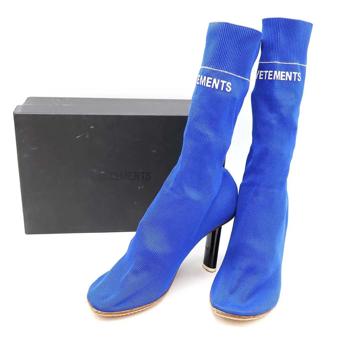 VETEMENTS ヴェトモン Socks Ankle Boots ソックスアンクルブーツ
